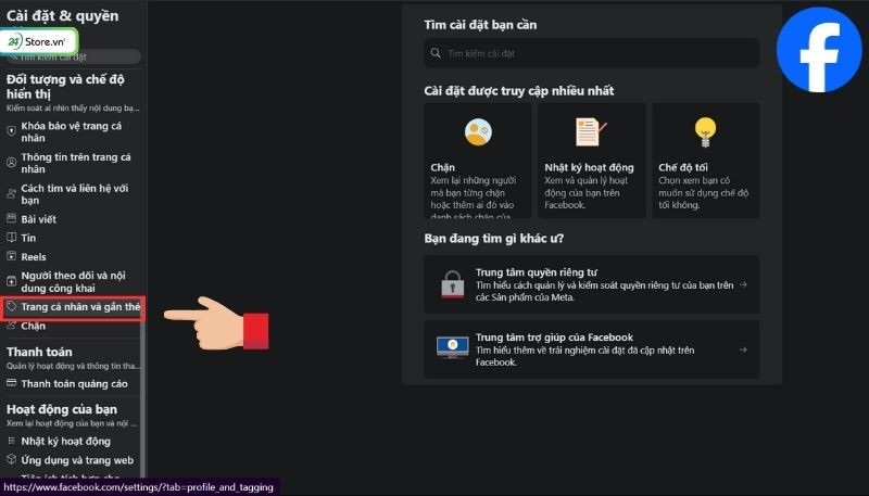 Cài đặt để ẩn bình luận bằng từ khóa trên Facebook