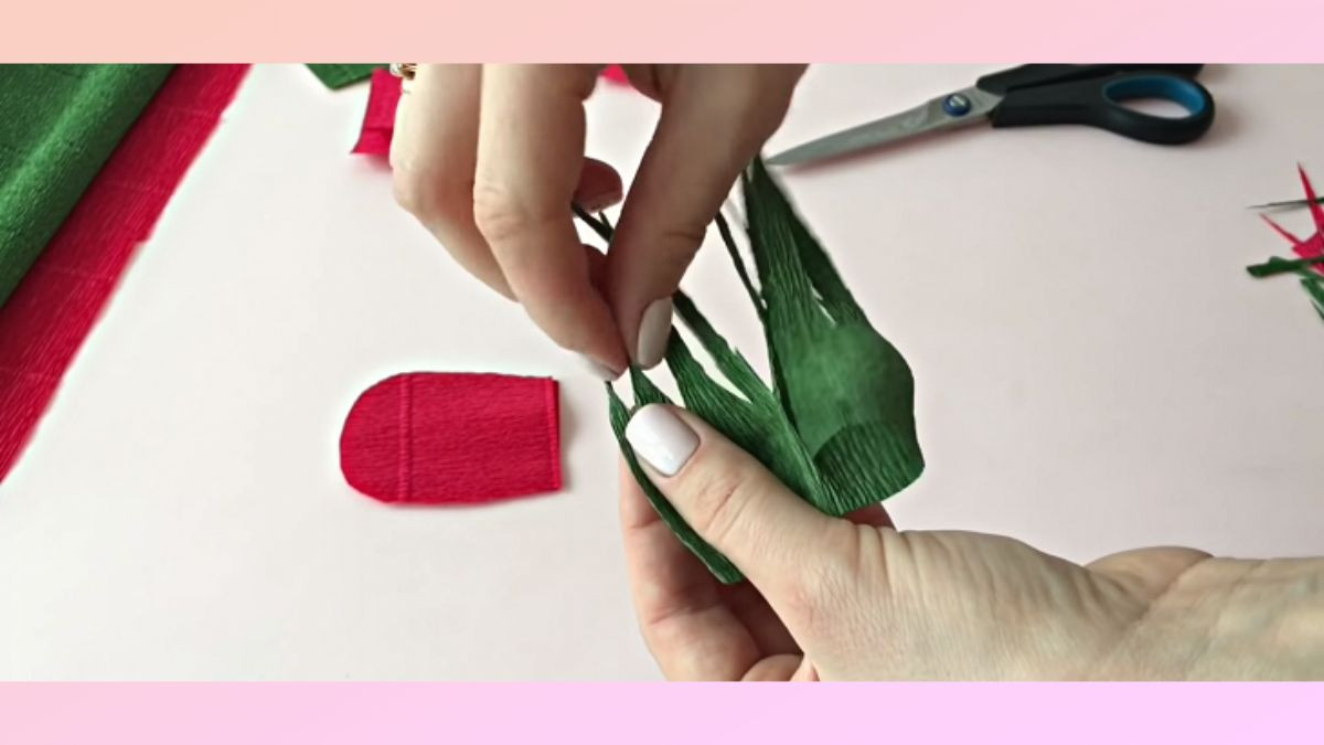 Tạo độ phồng và xoắn nhẹ các đầu đài hoa cho tự nhiên