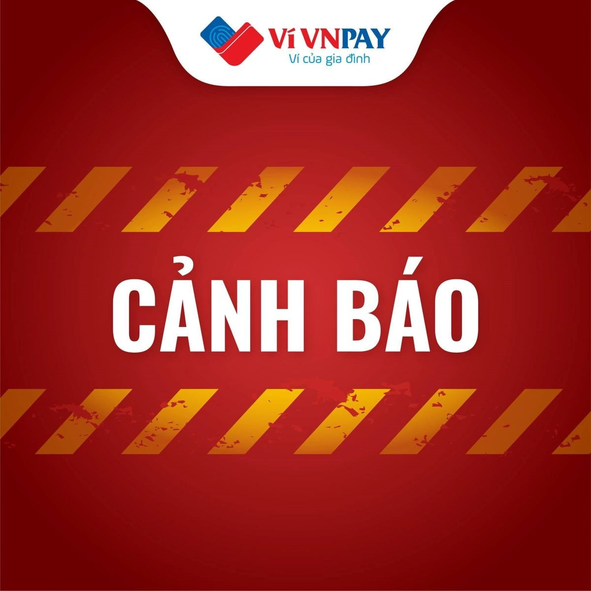 Biểu tượng VNPAY và thông báo lừa đảo