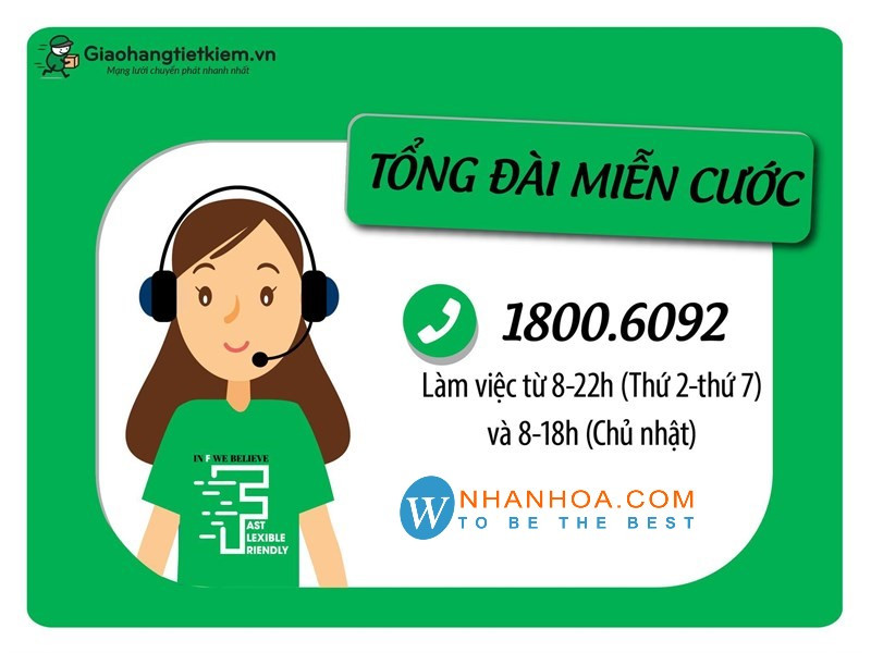 Nhân viên tổng đài GHTK đang hỗ trợ khách hàng