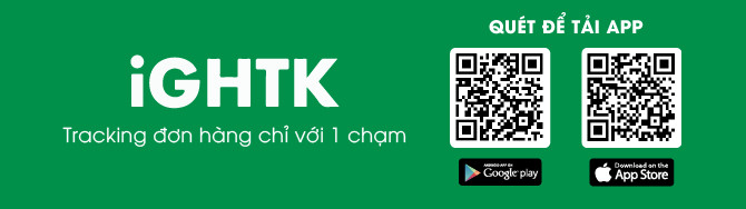 Màn hình giới thiệu ứng dụng iGHTK để tra cứu đơn hàng