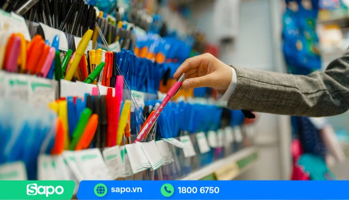 Cửa hàng văn phòng phẩm ở nông thôn