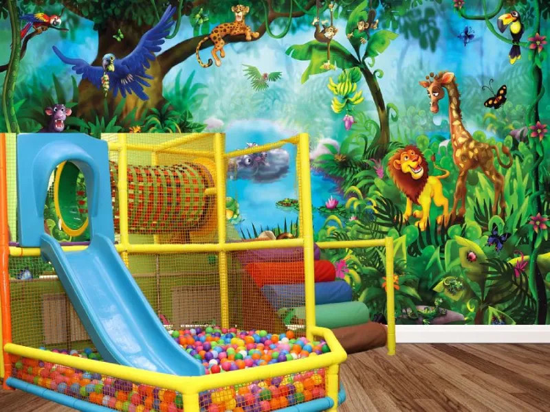 Sân chơi với chủ đề động vật và chim muông đáng yêu