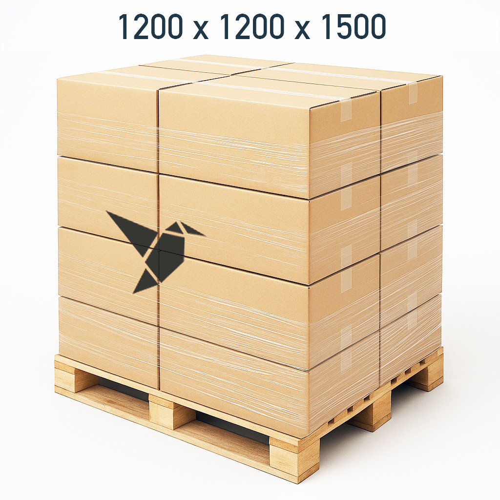 Hình ảnh pallet chứa hàng trong kho