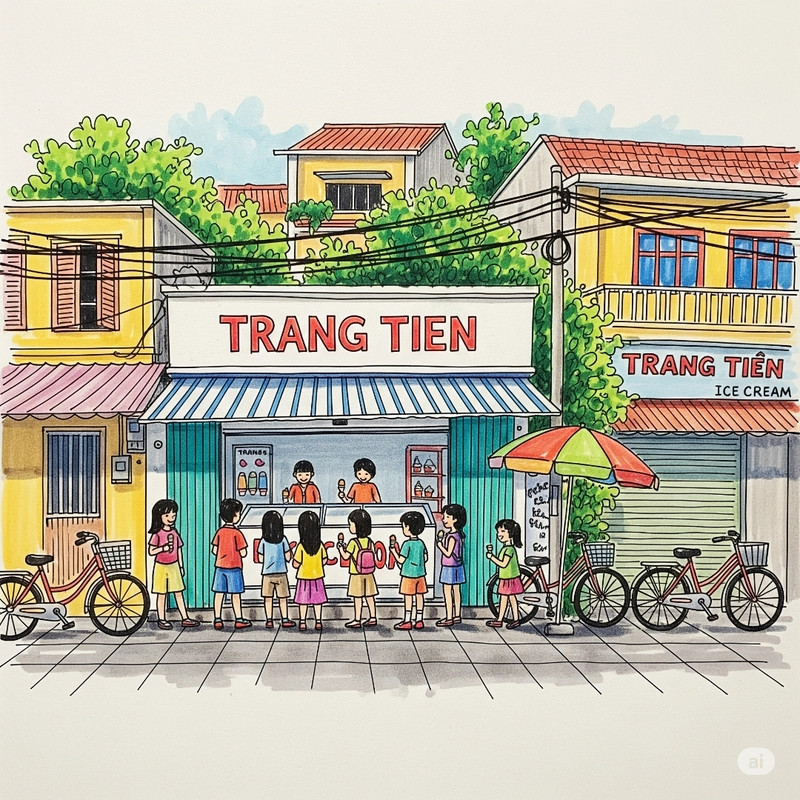 Tranh vẽ Em yêu Hà Nội đơn giản mà đẹp, phù hợp với mọi lứa tuổi