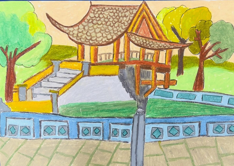 Tranh vẽ Hà Nội trong em sâu lắng với những kỷ niệm đẹp