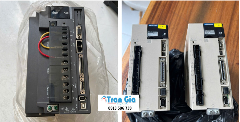 Các loại AC Servo đang được sửa chữa tại Trần Gia Automation