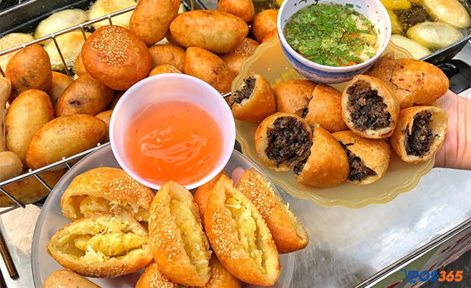 Bánh rán ngọt và mặn hấp dẫn