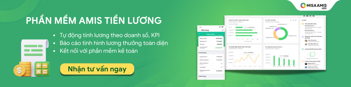 Banner giới thiệu phần mềm AMIS Tiền Lương