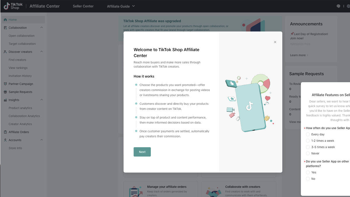 Bước 3: Điền thông tin vào bảng thiết lập tài khoản hoa hồng