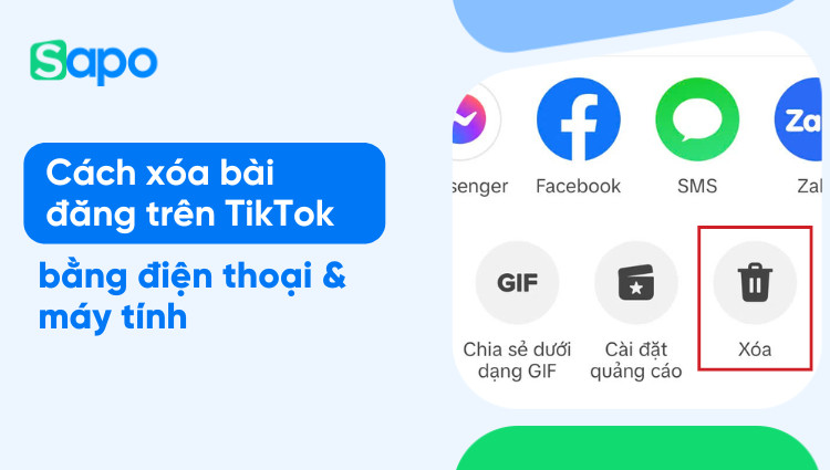 Hướng dẫn cách xóa video trên TikTok nhanh chóng