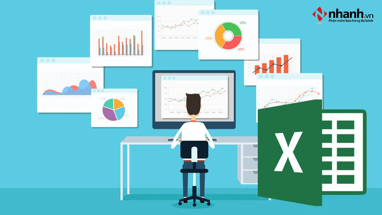 Giao diện phần mềm quản lý bán hàng Excel dễ tạo và sử dụng