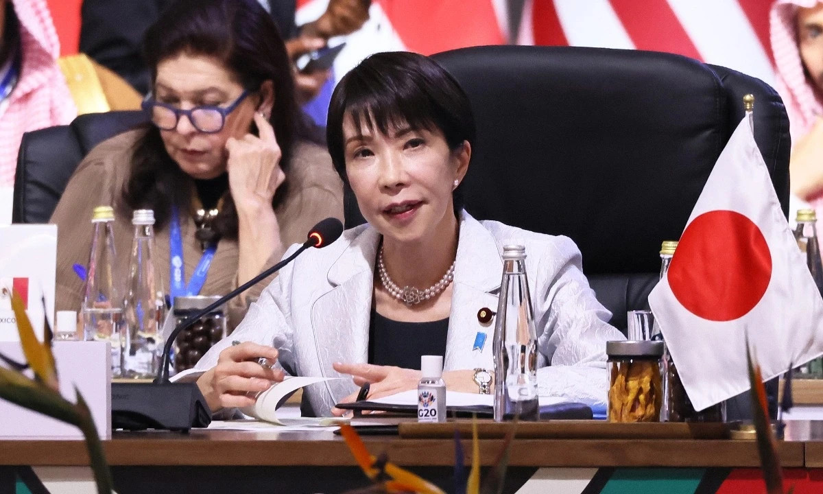 Thủ tướng Nhật Bản Sanae Takaichi tại hội nghị G20 ở Johannesburg, Nam Phi