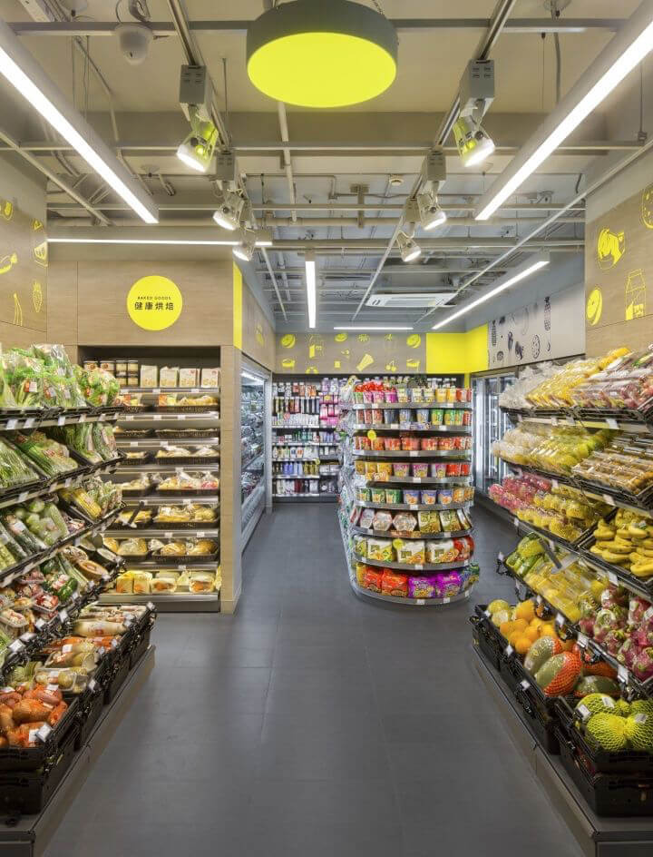 Mẫu thiết kế cửa hàng tiện lợi hiện đại, tối ưu không gian