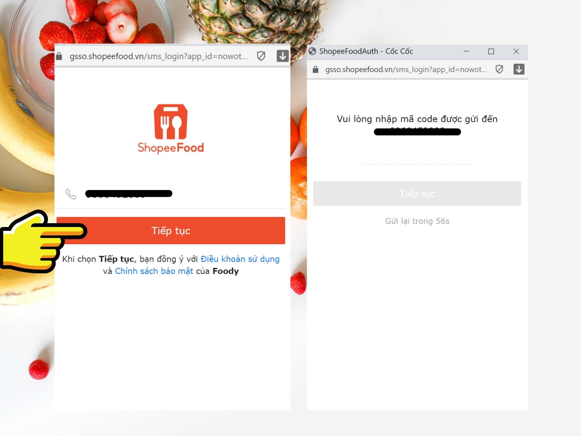 Xác thực số điện thoại