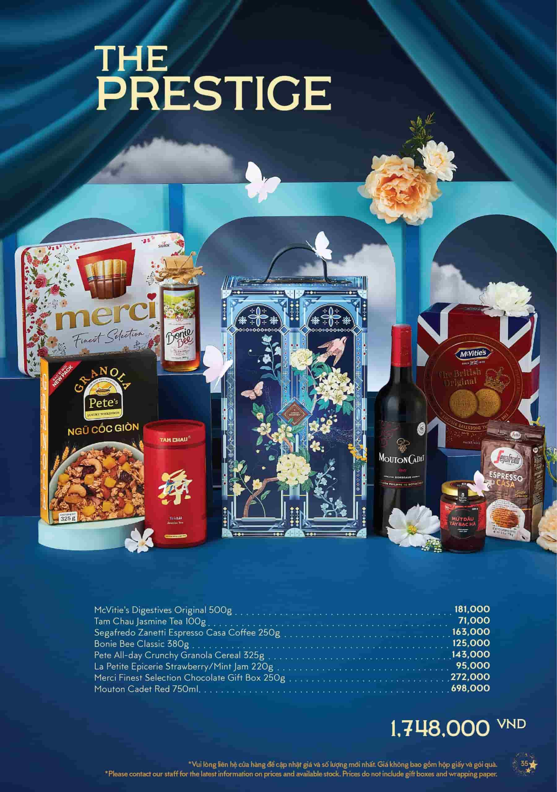 Hộp quà Tết The Prestige từ Annam Gourmet