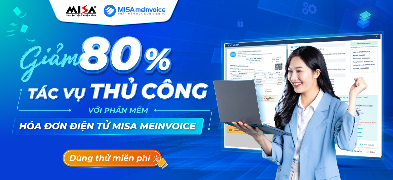 Banner phần mềm hóa đơn điện tử MISA