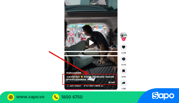 Cách thêm và sử dụng hashtag hiệu quả để tiếp cận khách hàng trên TikTok.