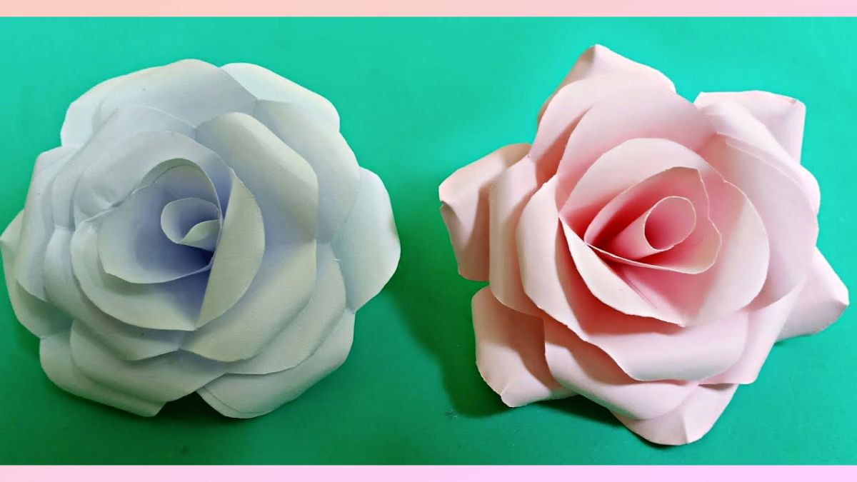 Xác định kích thước bông hoa giấy