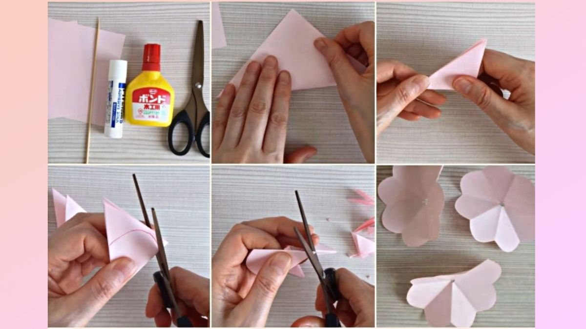 Các hình dáng cánh hoa phổ biến để làm hoa giấy