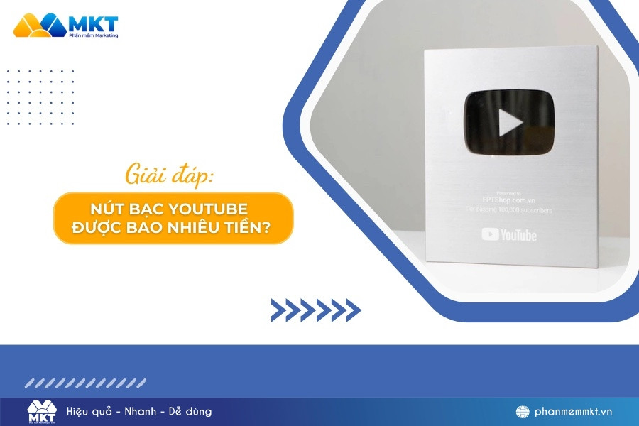 Biểu tượng Nút bạc YouTube, giải thưởng dành cho 100.000 người đăng ký