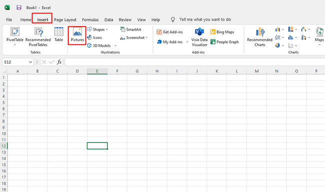 Chèn ảnh chữ ký đã scan vào bảng tính Excel