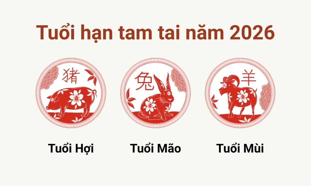 Những tuổi nào gặp hạn tam tai năm Bính Ngọ 2026?