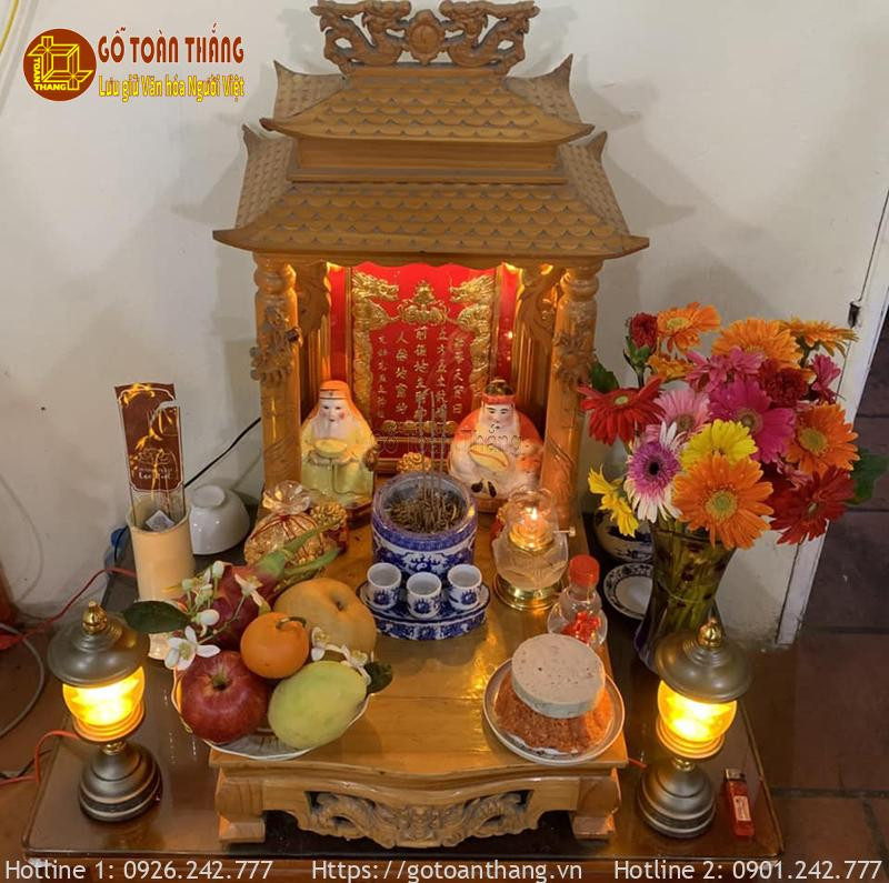 Vị trí đặt bài vị cho bàn thờ Thần Tài, Ông Địa