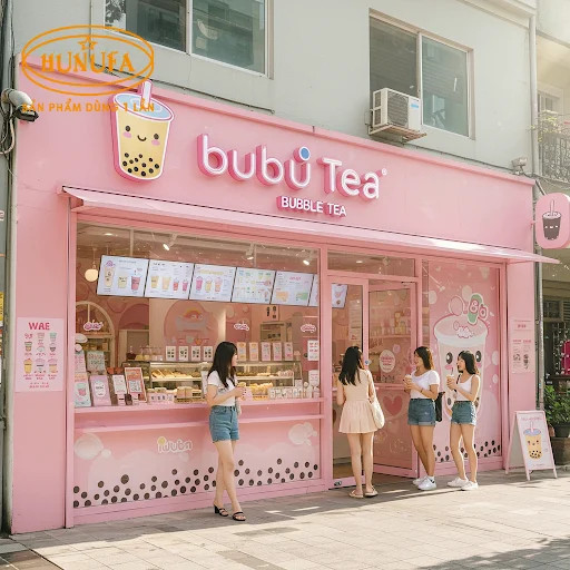 Tên quán sữa đáng yêu thu hút khách hàng