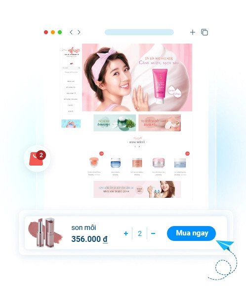 Kho giao diện website đẹp và chuyên nghiệp của Sapo