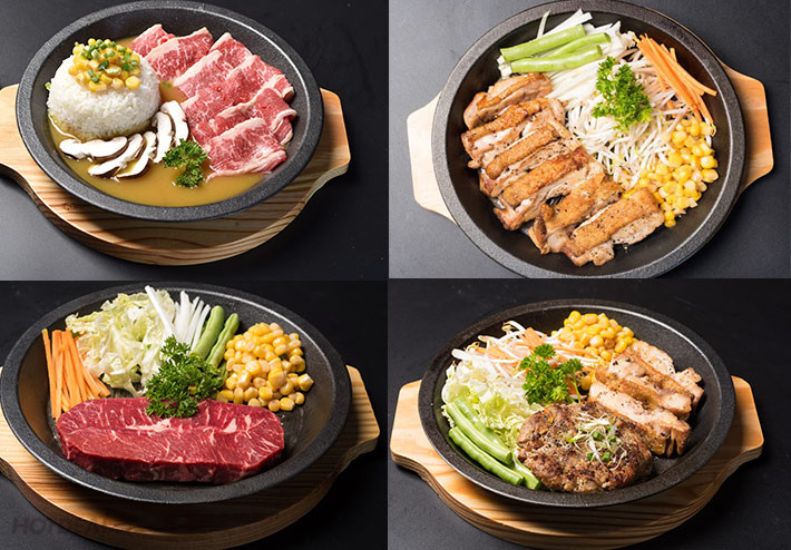 Món ăn Teppan nóng hổi tại Hotto