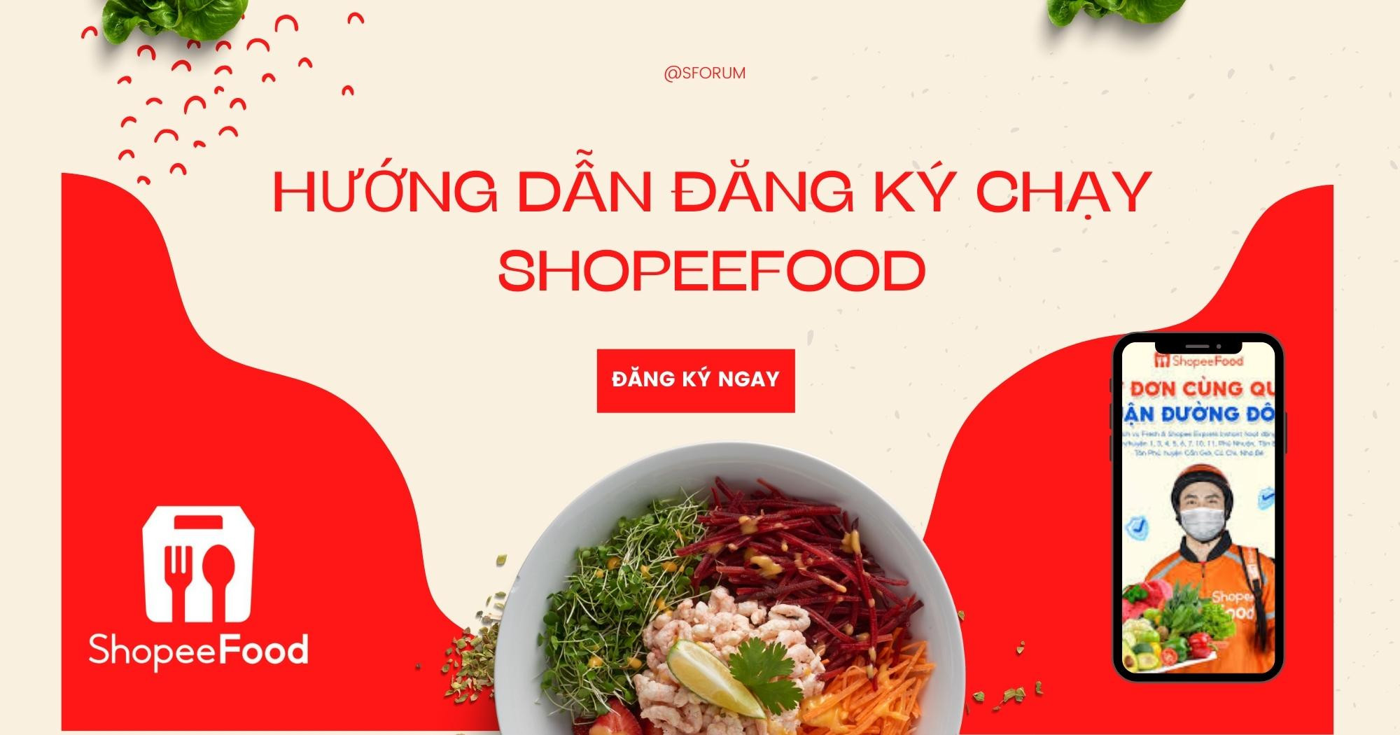Hướng dẫn đăng ký chạy ShopeeFood