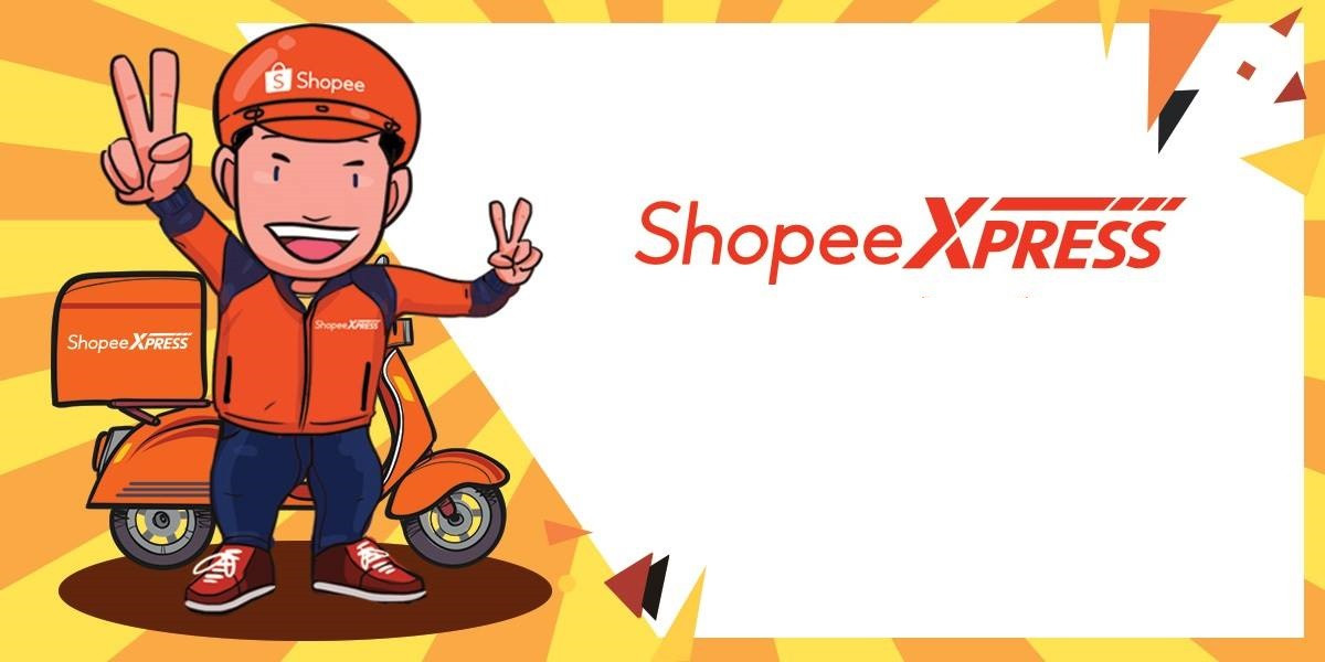 Giao diện Shopee Express với logo và màu cam đặc trưng