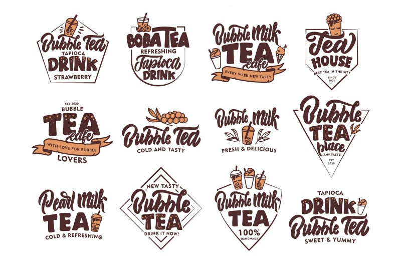 Logo trà sữa tạo ấn tượng mạnh mẽ và dễ ghi nhớ cho khách hàng