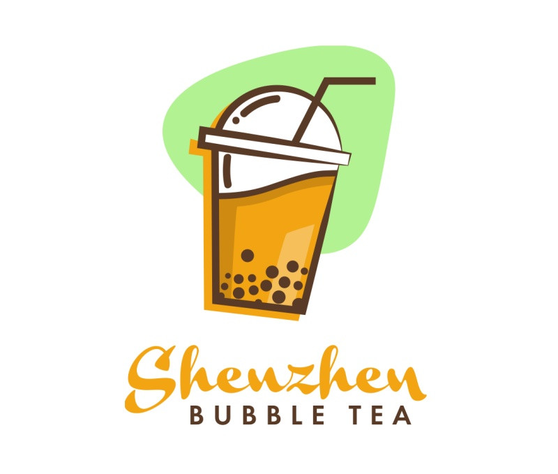 Logo trà sữa với thiết kế tinh tế và đẳng cấp, thể hiện sự chuyên nghiệp