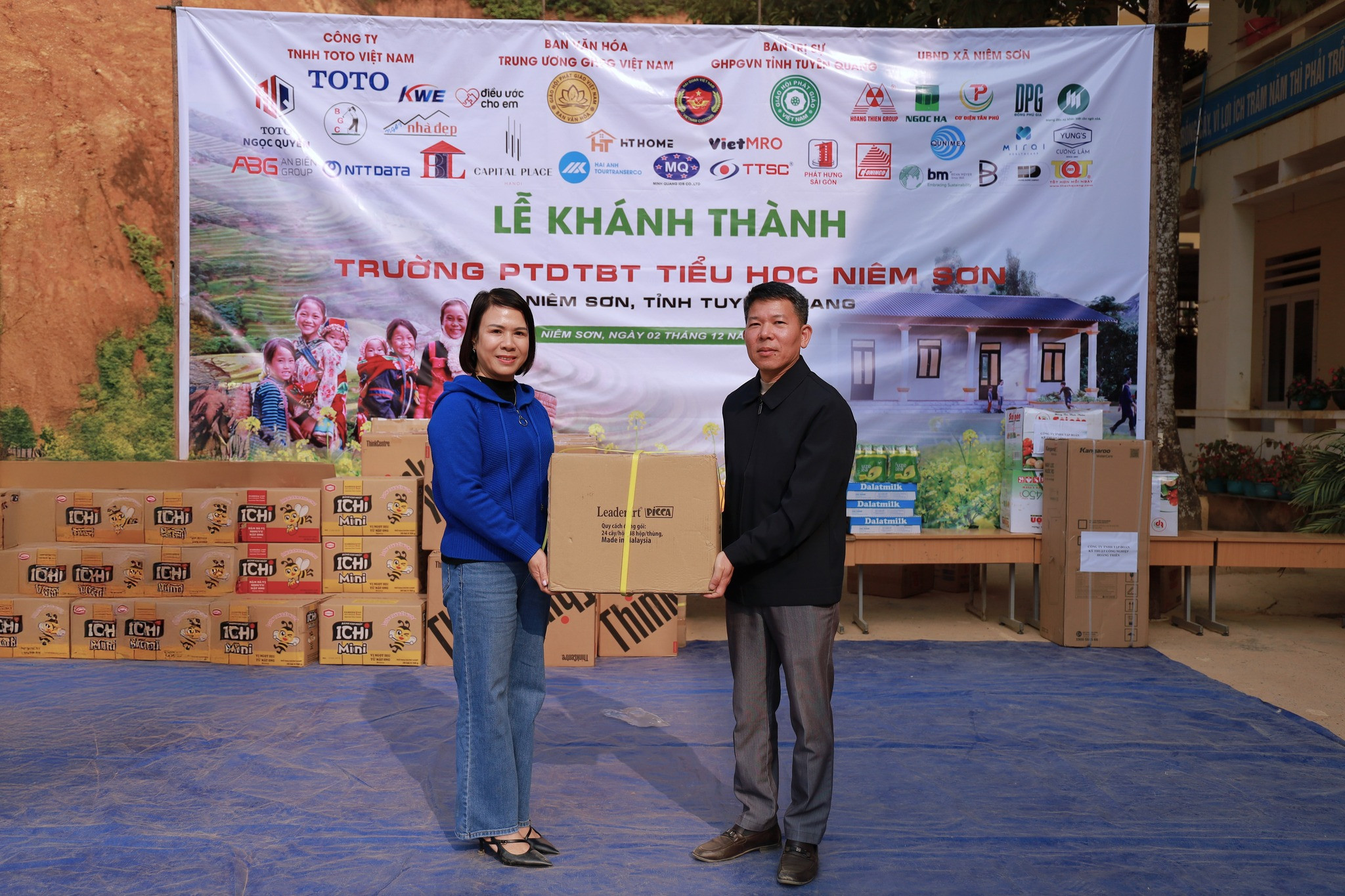 NGỌC HÀ GROUP ĐỒNG HÀNH XÂY DỰNG NHÀ BÁN TRÚ TẠI TRƯỜNG PTDTBT TIỂU HỌC NIÊM SƠN, TUYÊN QUANG