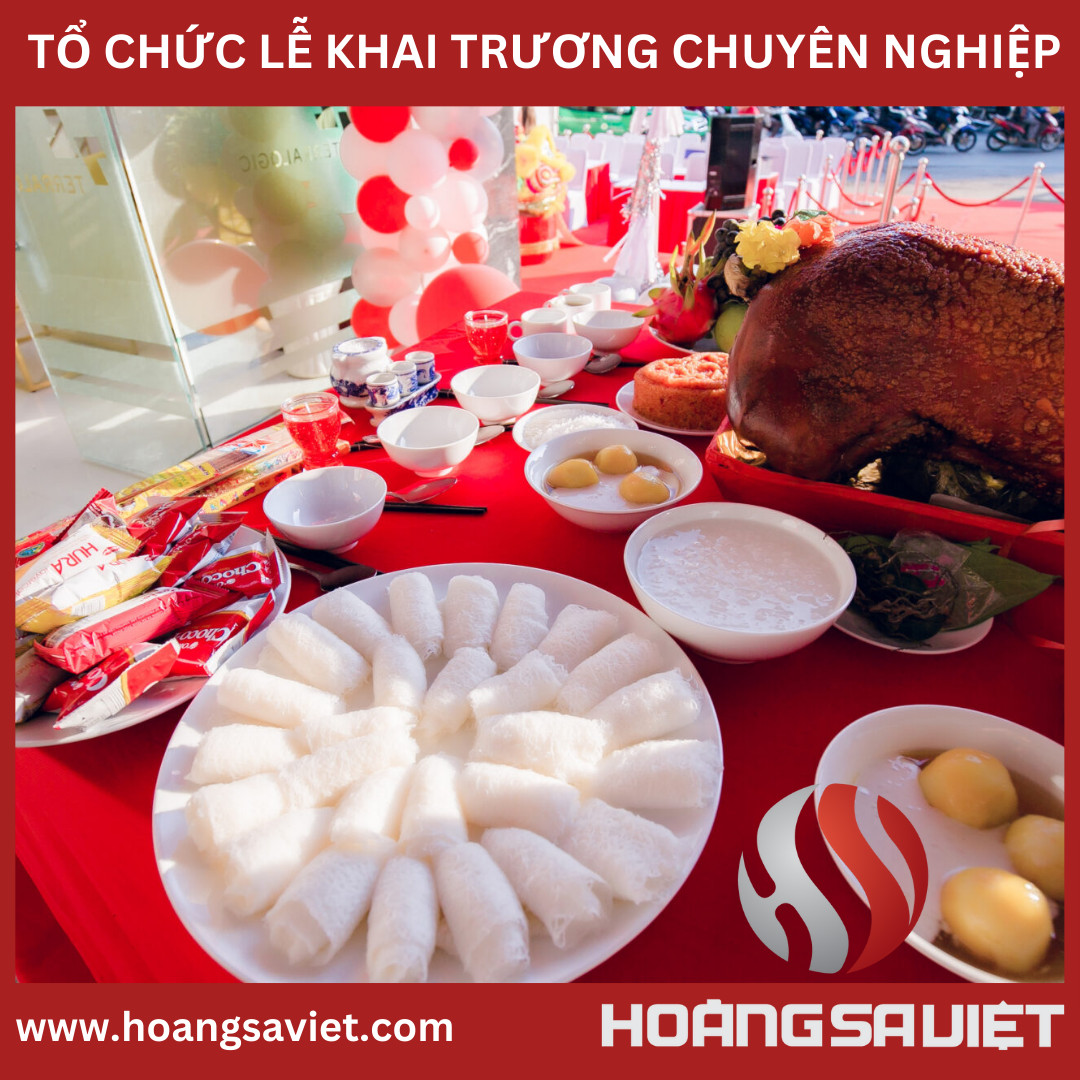 Lễ vật cúng khai trương thể hiện sự thành kính với Thần Linh Thổ Địa