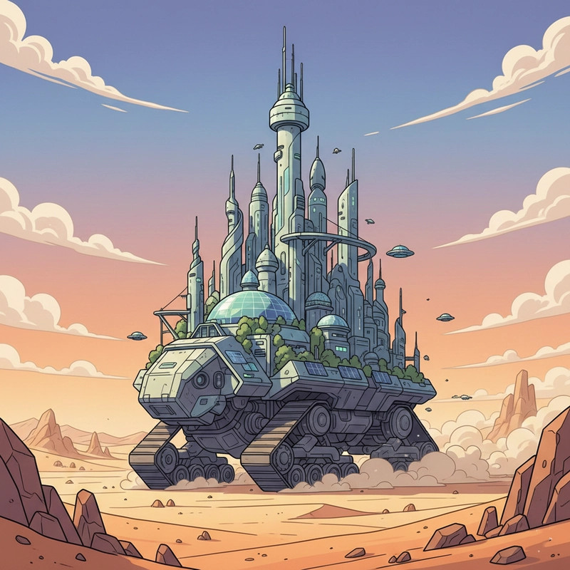 Bức tranh thành phố tương lai với các yếu tố thân thiện môi trường, mang tính giáo dục cao