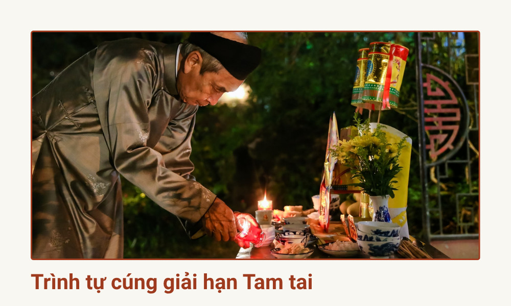 Các bước cúng tam tai