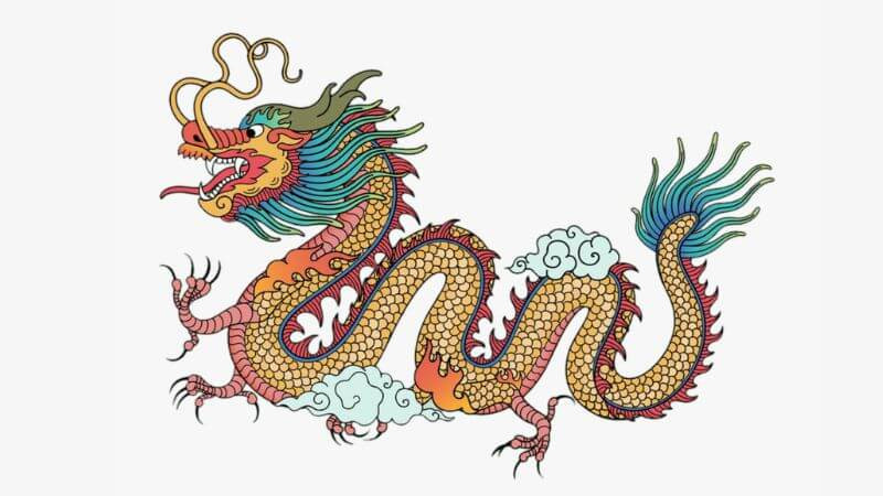 Hình ảnh rồng theo trí tưởng tượng của người Việt với thân hình mềm mại