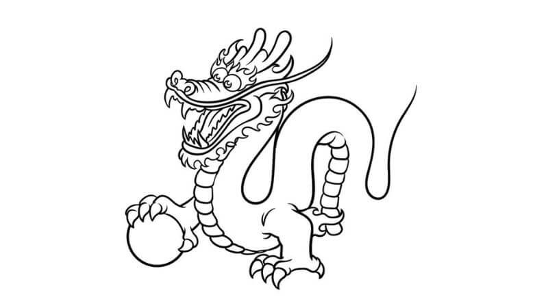 Kéo dài thân rồng, vẽ vảy ngực và chi tiết chân