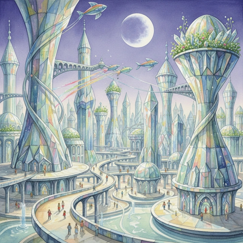 Thành phố xanh tương lai với không gian gần gũi thiên nhiên, tạo cảm giác thân thiện