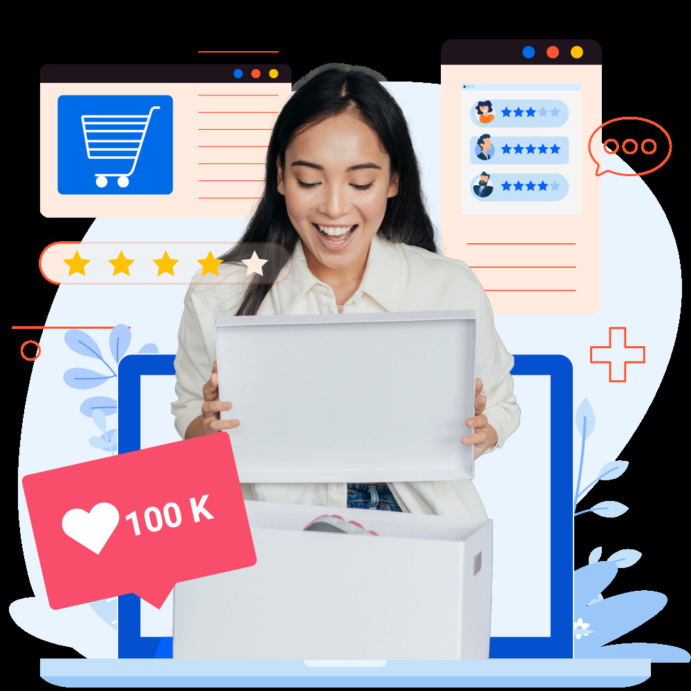 Một người phụ nữ trẻ đang thực hiện livestream bán hàng qua điện thoại