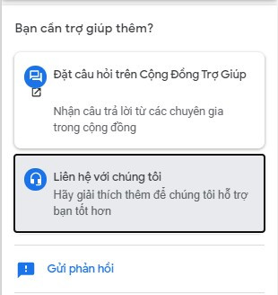 Xác minh địa điểm Google My Business qua Email khi phương thức khác không thành công