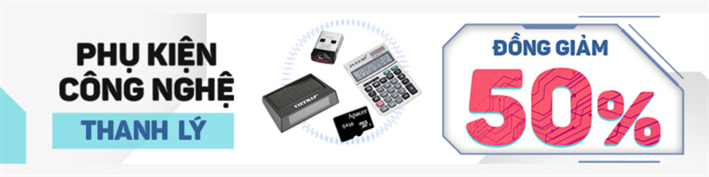 Hình ảnh quảng cáo phụ kiện công nghệ giảm giá