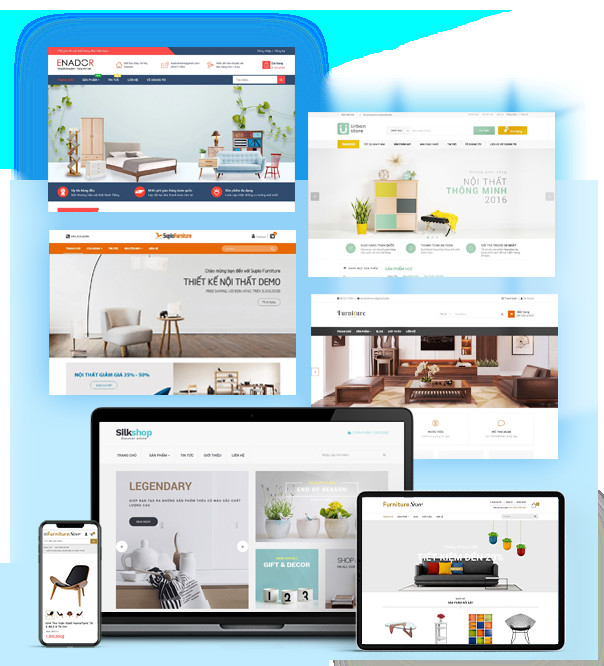 Giao diện website bán hàng chuyên nghiệp, thu hút khách hàng ngay từ cái nhìn đầu tiên