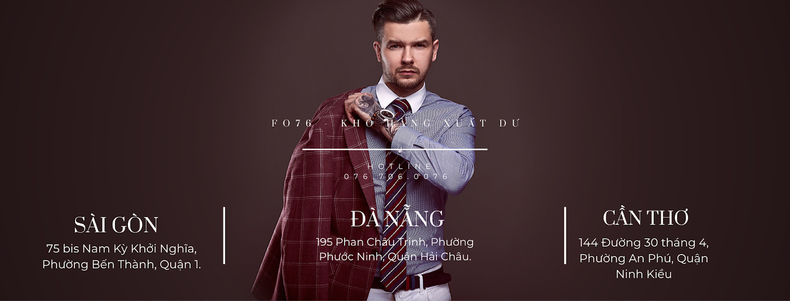 Fo76shop cung cấp đa dạng các mẫu quần áo nam VNXK chất lượng cao tại TP.HCM