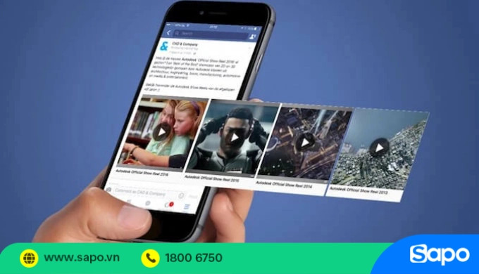 Kích thước chuẩn cho ảnh đại diện video Facebook là 1200 x 675 pixel