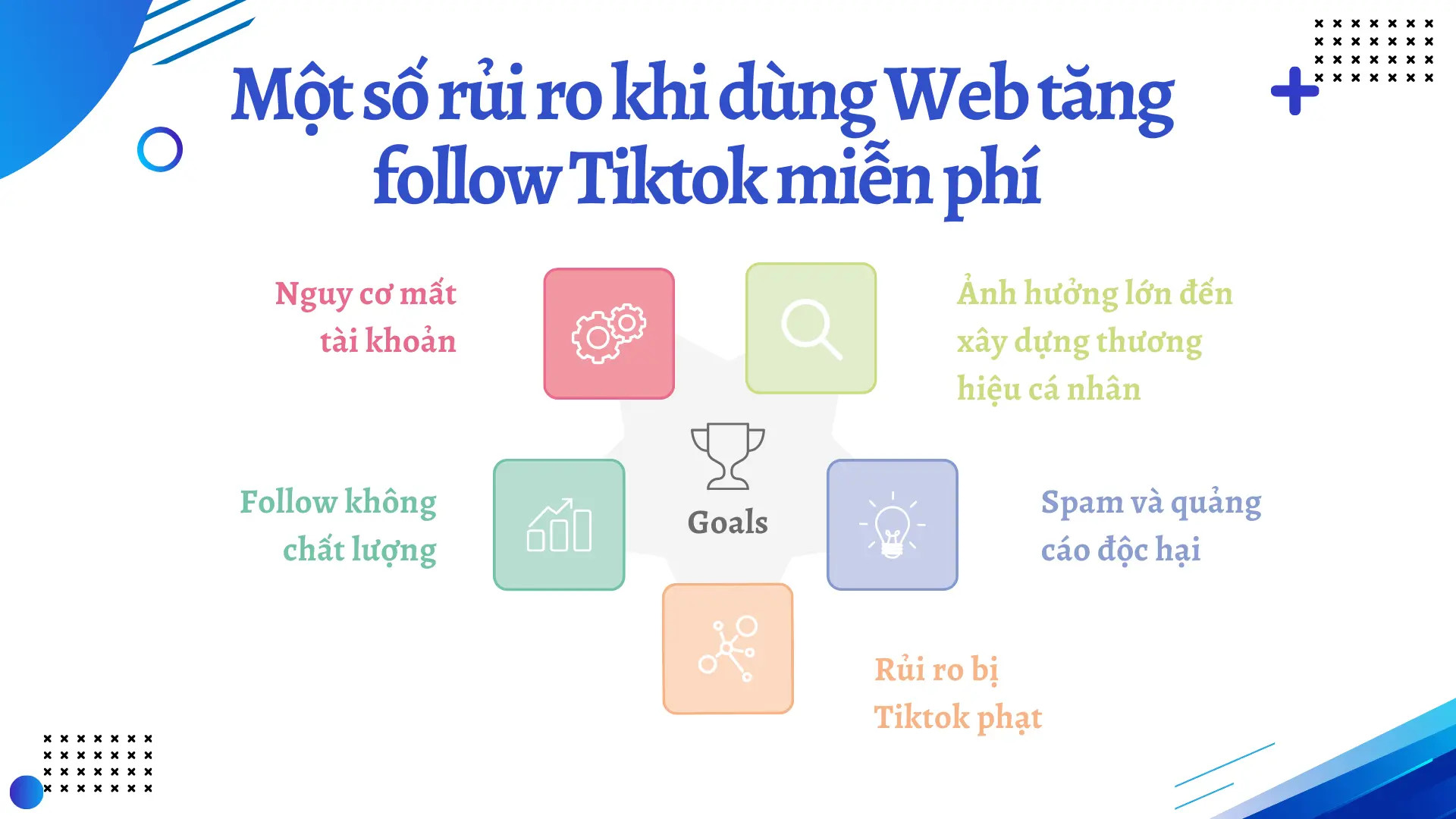 Các rủi ro tiềm ẩn khi sử dụng web tăng follow TikTok miễn phí