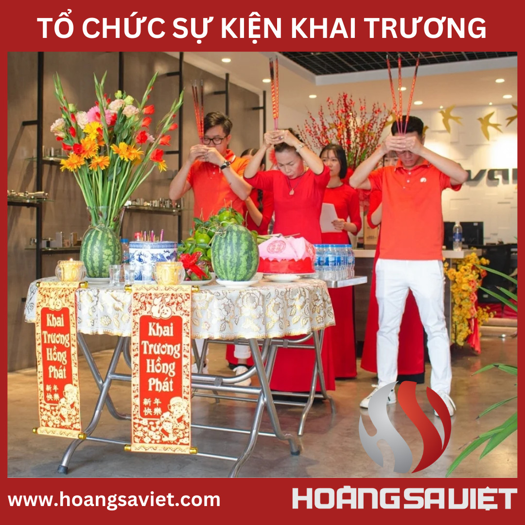 Chuẩn bị cúng khai trương đầu năm cho doanh nghiệp